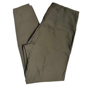 HYLETE Terras Fleece-Lined Tight 27" (Leggings) (Olive Green) - Size Large